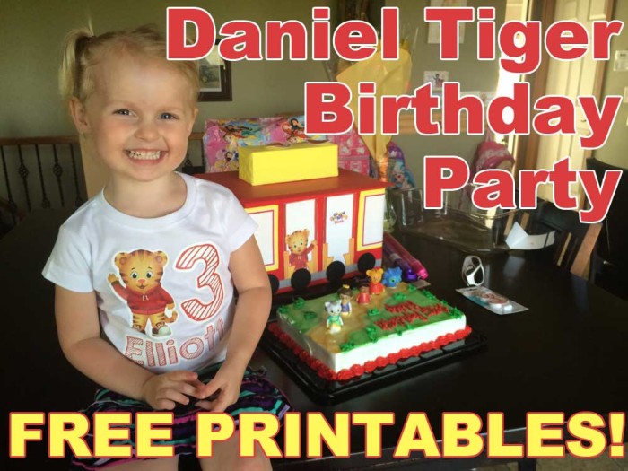 Daniel Tiger Birthday Party Printables